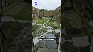 UK Garden Landscaping Ideas | From Muddy Lawn to Luxury Backyard #shorts #gardenideas #outdoorliving
