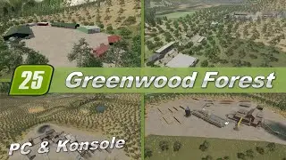 LS25 / FS25 🚜 Mapvorstellung 🌍 Greenwood Forest 🇺🇸 4K | PC | Konsole