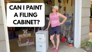 Upgrade a Plain Filing Cabinet with Paint!