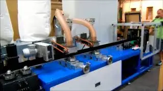Y-Profile Strip Brush Machine / Fl&uuml;gelband-Streifenb&uuml;rstenmaschine