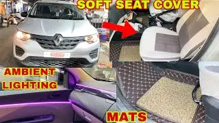 RENAULT TRIBER MODIFIED🔥soft fabric seat cover for triber 🔥call-9818443973