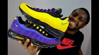 Обзор кроссовок LeBron Air Max 95 Lakers Home Team On Feet QuickSchopes 163 &mdash; Schopes CZ3624 001
