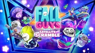 Fall Guys Season 2 Satellite Scramble 3,2,1 Space  ( All 8 New Maps )!