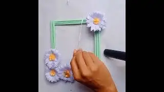 Wall Hanging Making /Home Decor making #easycraftideas #wallhangingideas 