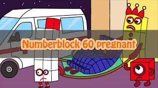 oh no! Numberblock 63 is about to give birth - a fan-made coloring story