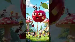 🍒​ #CherryMonster #WhimsicalAnimation #TinyWorld #SurrealShorts #AnimatedShort #MiniatureAdventure