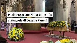 Paolo Fresu suona ai funerali di Ornella Vanoni
