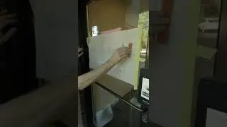 Cut Vinyl on Glass - Yet Again #signs #installation #vinylinstallation #satisfying #oddlysatisfying