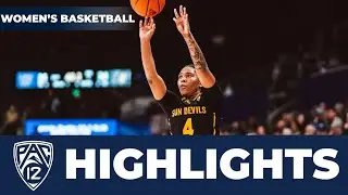Arizona State vs. Washington Women's Basketball Highlights | 2023-24 Season