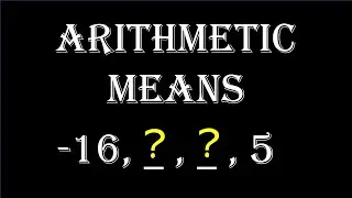 ARITHMETIC MEANS #Arithemeticsequence #Commondifference #Math10 #Firstquarter