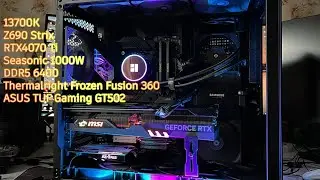 Собираем Системный блок в корпусе Asus TUF и СЖО Thermalright