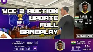 WCC2 IPL 2024 Auction Update Full Gameplay Review World cricket championship aNdroid / IOS