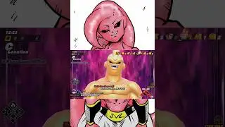 DBZ Majin Buu transforms into Super Buu #shorts #dragonball #dragonballz #dbz