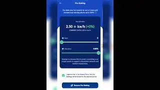 Unlock ice coin / Change stake period / Cancel lock-up / Prestake ice token / New Update