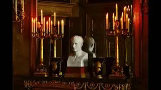 Dark Academia Dinner Party Ambience / String Quartet Classical Music Glasses Plates Sounds / 1 Hour