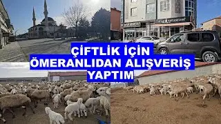 ÇİFTLİK İÇİN ÖMERANLI'DAN ALIŞVERİŞ YAPTIM