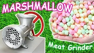 EXPERIMENT: Marshmallow VS Meat Grinder / Что если маршмеллоу бросить в мясорубку