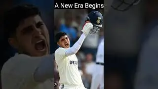 The Beginning of A New Era🏏 #cricket #shorts #subhmangill #century #indialegends
