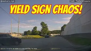 Atlanta Dashcam Drama: Yield Sign Slam! #dashcams