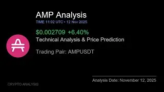 AMP (AMPUSDT) Technical Analysis - Price Prediction & Buy or Sell November 12, 2025