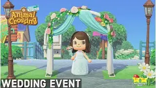 ⭐️Animal Crossing New Horizons⭐️ - Wedding Event 💐 Day 8: Garden & Wedding Outfit 👰🏻