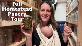 2026 Pantry Tour&nbsp;|| Homesteading Family of 8 Food Storage