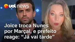 Joice Hasselmann declara apoio a Pablo Marçal, e Ricardo Nunes reage: 'Já vai tarde'