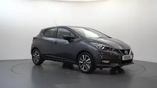 Nissan Micra Tekna Automatic with Vision+ Pack Upgrade in Echo Grey Metallic at Western and Barnetts