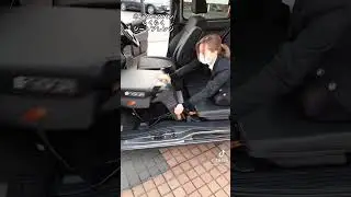 Japanese cars foldable and flexible seats