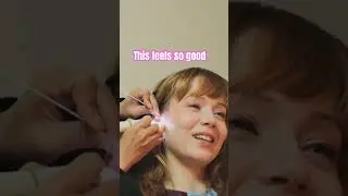 @CathyCat  at the Japanese Ear Cleaning Salon 👂 💜