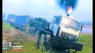 Epic MudRunner Adventure: Exploring the American Wilderness - MudRunner Videos Gameplay Walkthrough