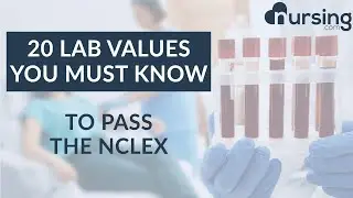 20 лабораторных показателей, которые нужно знать, чтобы сдать NCLEX | Лаборатории школ медсестёр