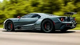 1 Hour | Ford GT Pure Exhaust & Driving + Track Mode