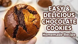 Rich Chocolate Cookies Recipe 🍪 Easy Homemade Chocolate Cookies.