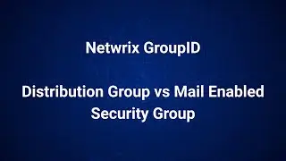 What's the difference between a Distribution Group and a Mail Enabled Security