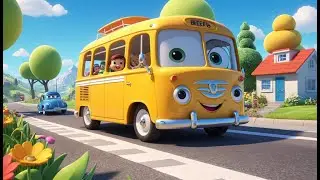 One, Two, Three, Hop on the Bus | Fun Transportation Song for Kids | Learn & Ride Rhyme