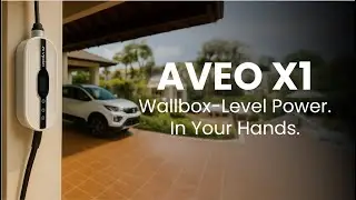 The portable Powerhouse - AVEO X1 EV Charger