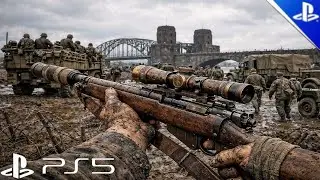 WWII&rsquo;s Final March Across This Bridge | World War II [PS5 4K] - Realistic Immersive Graphics