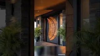 😍 Stylish and creative 🎉 modern wooden main door design ideas | wooden door design #viral #shorts