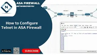 7.How to Configure Telnet in ASA Firewall  | Networkforyou