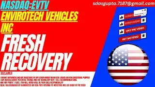 EVTV STOCK : FRESH RECOVERY | ENVIROTECH VEHICLES STOCK