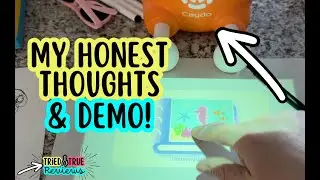 DEMO and HONEST THOUGHTS on this kids art projector