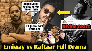 Emiway vs Raftaar Instagram replies | Divine & Muhfaad react emiway vs raftaar | Emiway vs KR$NA
