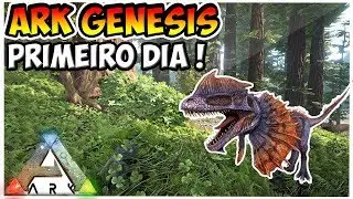 CONHECENDO O JOGO E DOMANDO 1 DINO | ARK GENESIS  #1| Ark Survival Evolved - ◀️ Moinho Gamer  ▶️