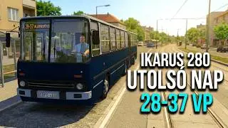 OMSI 2｜Dél-Pest 5.0｜28-37 VP ➤ Élessarok｜A villamospótlás utolsó napja 0808｜IKARUS 280.40A BKK FUTÁR