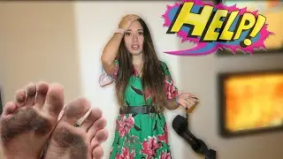 SE ME ROMPIÓ EL ZAPATO EN NUESTRA CENA DE ANIVERSARIO ** CAMINE DESCALZA POR LA CALLE **