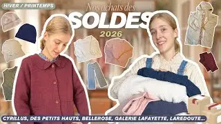 Big HAUL Soldes 2026, nos achats pour l&rsquo;hiver et le printemps ! Cyrillus, Bellerose, Stradivarius&hellip;