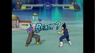 DBZ Infinite World Trunks vs Vegeta