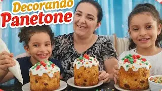 Decorando Panetone  - Será que ficou bom?