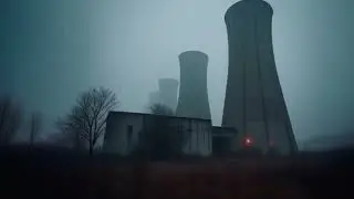 Forsaken Towers &ndash; A Lonely Brutalist Power Facility in the Fog | Dark Ambient Music
